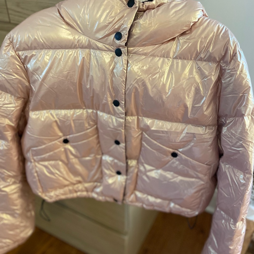 Chic Blush Puffer Jacket